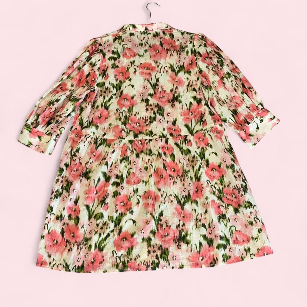 Tuckernuck XL Blush Ikat Blooms Lindsay Mini Dress size XL - Picture 4 of 7